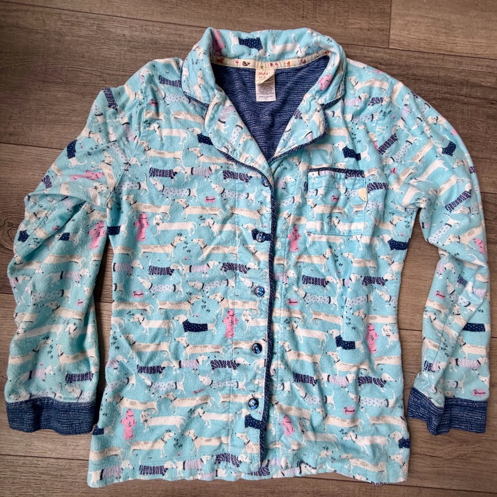 MUNKI MUNKI Women's 2 Piece Flannel Pajamas Wiener Dog Dauschunds EUC - Picture 7 of 8